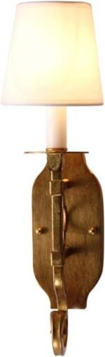 Wall Mounted Light Creative Simple Wrought Iron Wall Lamp Bedroom Bedside Wall Lamp Aisle Corridor Porch Wall Sconces Fabric Lampshade E14 Lamp Holder LED Energy-saving Wall Light Fixtures Readi