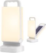 Camping Lantern, solar Lanterns, 6000mAh Rechargeable Light 2-in-1 Dimmable Outdoor Waterproof Gear with  Charging ?C lanterns for power outages Hurricane, Hiking, Fish, Emergency, and Home