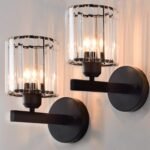 Vanity Light, Black Wall Sconces Set of 2, Bathroom Light Fixtures, Bathroom Lighting Fixtures Over Mirror, Vanity Lights for Bathroom