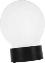 Led Battery- Table Lamp 3D Acrylic Globe Stylish Night Light for Bedroom Living Room