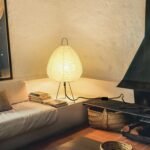 Table Lamp, Japanese Paper Lamp, Handmade Rice Paper Akari Floor Lamp for Bedroom or Living Room, 3 Color Dimmable Paper Floor Lamp Style Design (Bulb Included) - Image 2