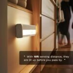 6 Pack Motion Sensor Lights, 10  Closet Battery Operated Lights, Stick-On Anywhere Magnetic Night Light Bar,  Safe Light Indoor for Closet Stairs Wardrobe - Image 2