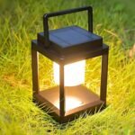 Portable Solar-Powered  Light, Emergency Solar Lantern, Outdoor Solar Camping Lamp, Rechargeable Solar Flashlight for Hiking, Camping, and Power Outages, Eco-Friendly Solar Light