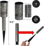 Solar Pathway Lights Outdoor, 12 Pack LED Warm White Waterproof Solar Powered Landscape Lights for Walkway Driveway Lawn Patio Yard Garden - Image 2