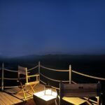 Outdoor Table Lamp 3 Level Brightness  Lantern Lamp IP44 Waterproof Portable  Rechargeable Solar Table Touch Lights Cordless Lighting for Garden Home Camping, Aluminum, Black - Image 2