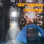 Collapsible Portable  Camping Lantern  Lightweight Waterproof Solar  Rechargeable  Flashlight Survival Kits for Indoor Outdoor Home Emergency Light Power Outages Hiking Hurricane 4-Pack - Image 2
