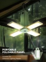 Camping Lantern Rechargeable?? Camping Lights Folding Lamp ??4 Light Modes Tent Light for Hurricane,Power Outages,Emergency,Home, Camping and More - Image 2