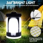 Rechargeable Camping Lantern, Folding  Camping Lamp-6 Lighting Modes Super Bright, Portable Camping Tent Lamp - Image 2