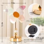 3D Acrylic Butterfly Table Lamp??Rainbow Night Light for Bedroom Living Room, Cute Home Desk Decor, Christmas Birthday Gifts Ideal for Mom Women Daughter Son Girls Boys Friends - Image 2