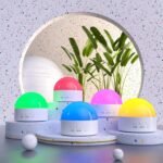 Portable Night Light, Dimmable 8 Color Lighting, 1800mAh Battery Rechargeable, Small LED Lamp for Nursery, Baby, Kids and Adults(1pcs) - Image 2